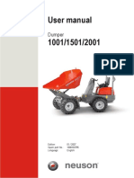 1001 Operators Manual DUMPER