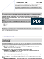 Lesson Plan Grade) : Pre-Assessment