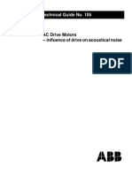 AC Drive Motors - Influence of Drive On Acoustical Noise: Technical Guide No. 105