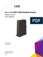 Ac1750 Wifi Cable Modem Router: Model C6300 User Manual