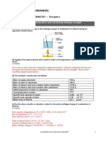 5 Energetics Practical Answers