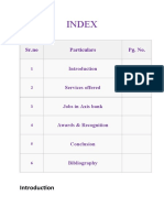 Index: SR - No Particulars Pg. No