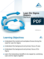 Lean Six Sigma History