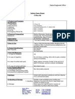 C Plus 30 MSDS