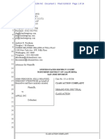 Class Action Filed B John Fergusson, Kelli Beaugez and Gregory Stenstrom Against Apple, January 9, 2018