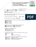 Masters Technological Institute of Mindanao Bachelor of Science in Accountancy Suvey Questionaire Project Proposal: Gentlemen'S Hub