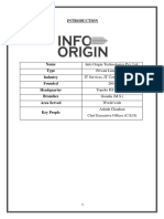 Summer Project Report - A Study On Performance Appraisal System in Info Origin Technologies PVT LTD