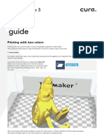 Cura Print Guide - Printing With Two Colors PDF