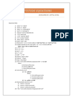 Apptitude Equations: Developed By: Mittal Patel