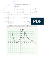 Functions. Activities