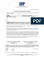 Probationary Employment Contract Sample by JDP Consulting