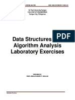 Data Structures and Algorithm Analysis Lab Exercises - Beginning