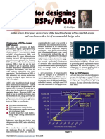 In This Article, Eric Gives An Overview of The Benefits of Using Fpgas in DSP Design and Concludes With A List of Recommended Design Rules