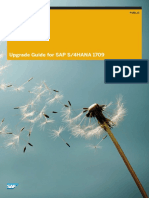 Upgrade Guide For SAP S4HANA 1709