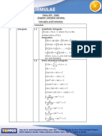 Class XII - Math Chapter: Integral Calculus