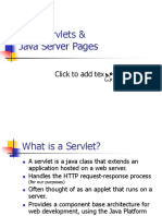 Java Servlets & Java Server Pages: Click To Add Text