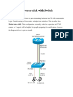 Cisco Router-On-A-Stick With Switch