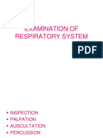 Examination of Respiratory System