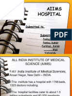 Aiims Hospital: Submitted To, Submitted By