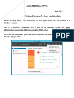 AXIAR TECHNICAL NOTES (49B) - Windows 2012-Windows 8 Installation