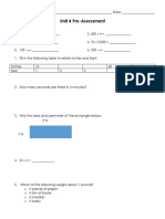 Preassessment