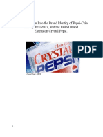 Case Study of Crystal Pepsi PDF