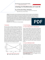 The Progress of Desulfurization Technology For Crude Oil