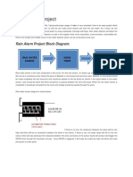 Rain Alarm Project Block Diagram