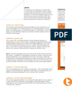 On Page SEO Template Hubspot