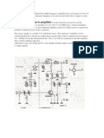 UHF Wideband Amplifier