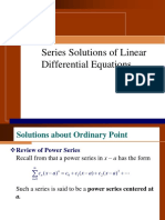 Series Solutions of Linear Differential Equations