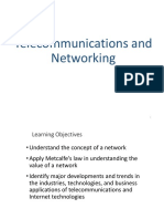 Telecommunications and Networking