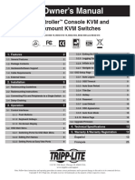 Owner'S Manual: Netcontroller Console KVM and Rackmount KVM Switches