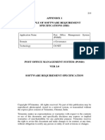 Appendix 1 Sample of Software Requirement Specifications (SRS)