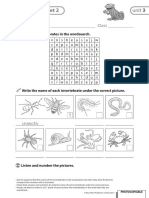 1 Insects: Class Worksheet 2