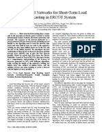 Deep Neural Networks For Short-Term Load Forecasting in ERCOT System