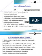 Routers in Dimetra 5.2-Mod - Advanced