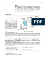 Finite Strain Theory: Displacement