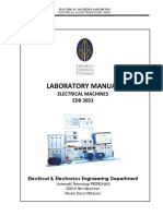 Electrical Machines Lab Manual Jan 2018