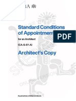 RIBA Standard Conditions Architect