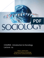 Sociology-Class Lecture-1