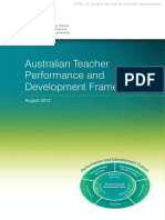 Aitsl Australian Teacher Performance and Development Framework 2012