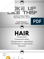 Product Proposal - Hair Wax