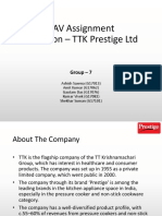 Valuation of TTK Prestige