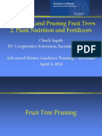 Training and Pruning Fruit Trees 2. Plant Nutrition and Fertilizers