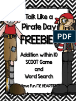 Talk Like A Pirate Day Freebies