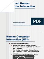 Advanced Human Computer Interaction: Instructor: Irum Feroz