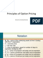 Principles of Option Pricing