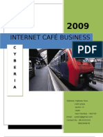 Internet Café Business Plan: C Y B E R I A