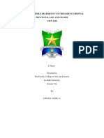 Cases On Juvenile Delinquency in Misamis Occidental 1